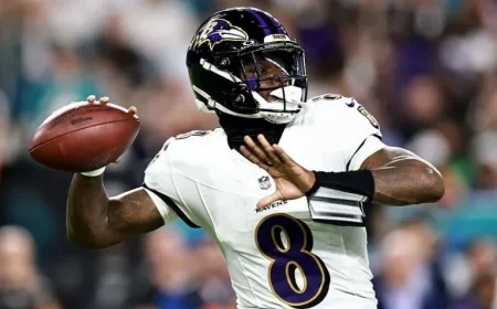 Lamar Jackson Shines with 4 TDs in Ravens vs. Dolphins Return
