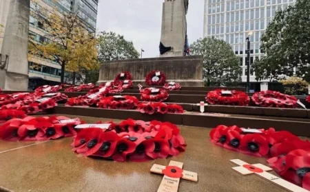 Explore Remembrance Sunday Ceremonies at Manchester Cenotaph