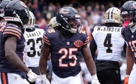 Kyle Monangai Poised for Major Role Against Bengals: Bears Practice Insights