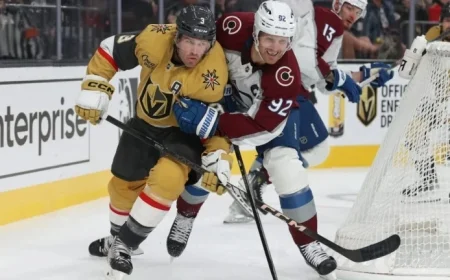 Avalanche and Golden Knights Face Off in Afternoon NHL Showdown