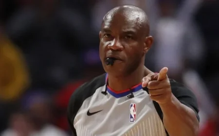 NBA Referees Start Wearing Headsets in Games from Saturday