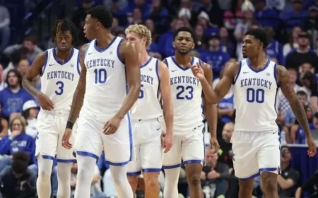 Kentucky Falters Against Georgetown 84-70 in Final Exhibition Test