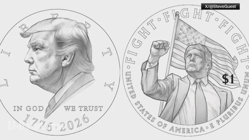 Trump Treasury Department Now Wants to Put His Face on Currency: Plans for a $1 Commemorative Coin Ignite Debate Ahead of America’s 250th Anniversary