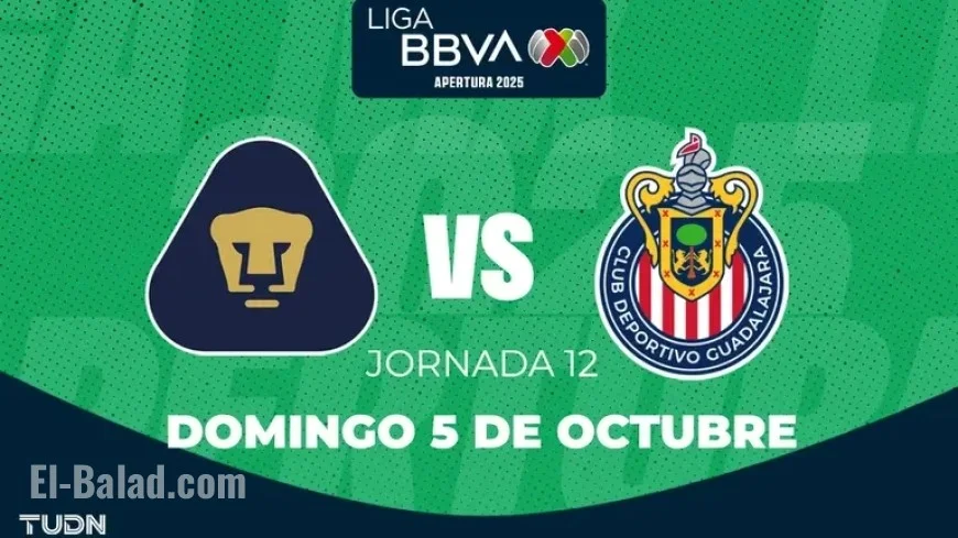 Where and when to watch the Pumas vs. Chivas match of Matchday 12