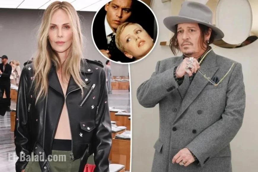 Charlize Theron Ignores Johnny Depp at Paris Fashion Week