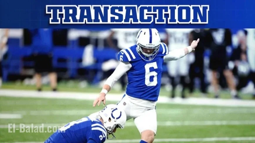 Colts Sign Michael Badgley, Move Spencer Shrader to Injured Reserve