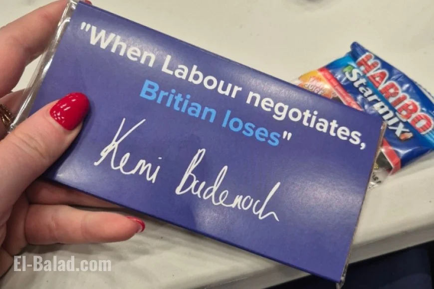 Conservative Party Chocolate Bar Typo Becomes the Talk of the Conference as Misspelling Sparks Online Mockery and Political Backlash