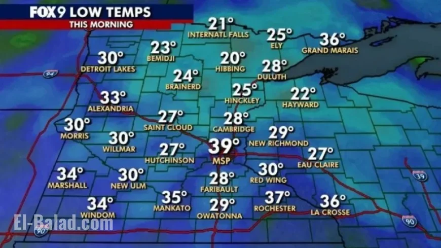 Chilly Weather Hits Minnesota on Wednesday Morning