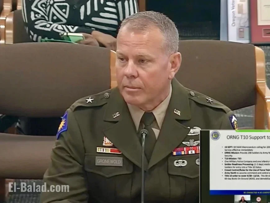Oregon General’s Testimony on National Guard’s Role in Protests Goes Viral