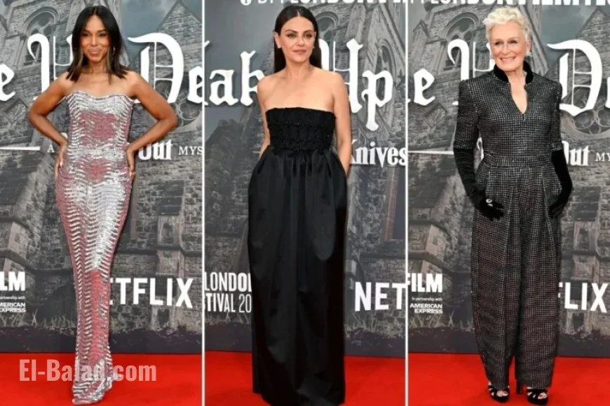 “Star-Studded ‘Knives Out Mystery’ London Premiere Graces the Red Carpet”