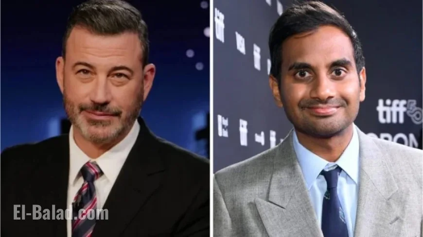 Jimmy Kimmel Engages Aziz Ansari at Riyadh Comedy Festival