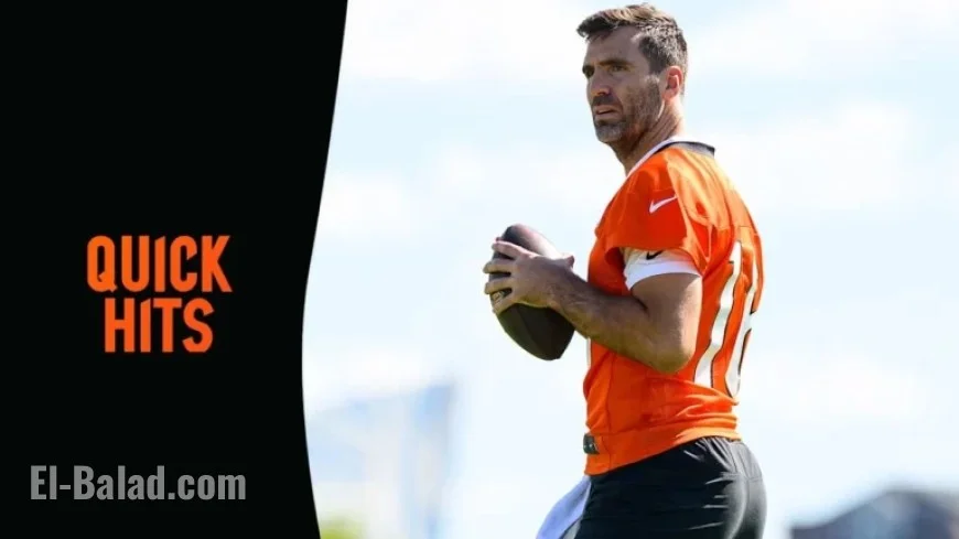Joe Flacco Reacts to Mims Moment and Smooth, Clean Game Day