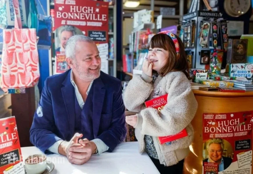 Hugh Bonneville Draws Crowds Signing New Children’s Book in High Street