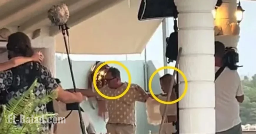 Amanda Holden and Alan Carr Film New BBC Series at Tourist Hotel