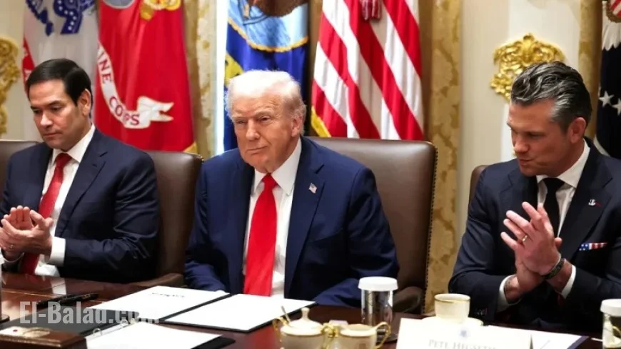 Trump Signs Columbus Day Proclamation, Earns Spontaneous Applause from Cabinet