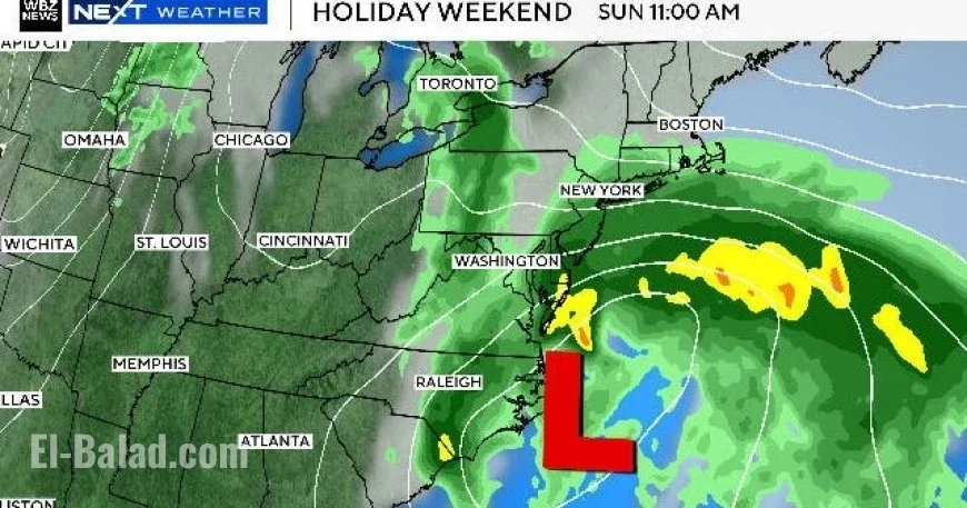 Boston Nor’easter to Bring Strong Winds and Heavy Rain This Holiday Weekend