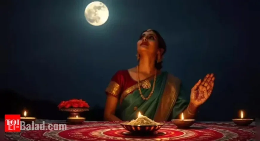 Karwa Chauth 2025: Date, Moonrise, and City Timings in U.S. and Canada