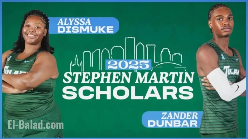 Dismuke and Dunbar Named 2025 Stephen Martin Scholars