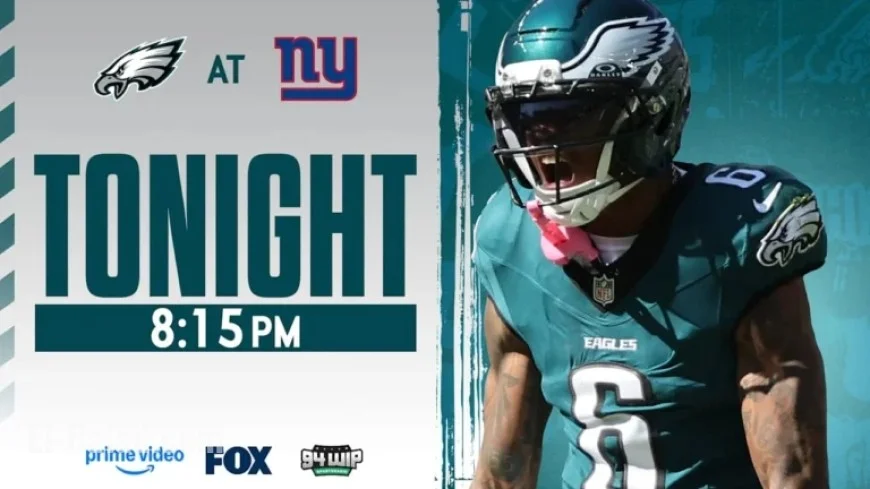Eagles vs. Giants: How to Watch, Stream, and Listen