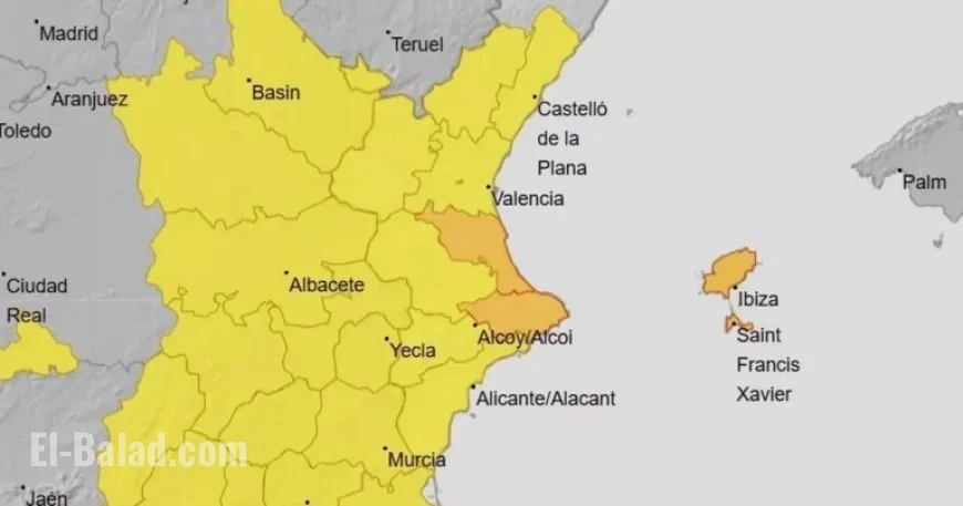 Spain Braces for Severe Rain, Storms, and Local Flash Flooding