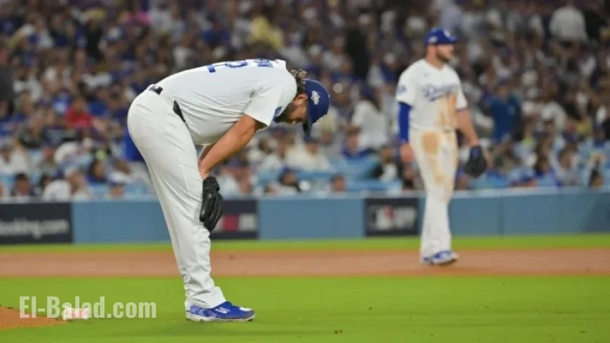 Kershaw Struggles in Relief During 8th-Inning Collapse