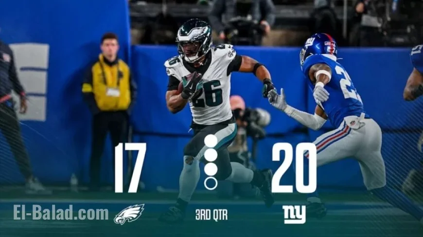 Eagles vs. Giants: Live Updates for NFL Week 6 Thursday Night Football