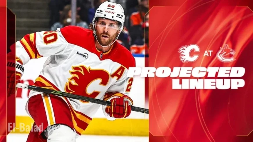 Flames vs. Canucks: Predicted Lineup Overview