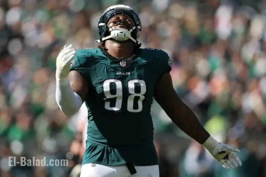Jalen Carter Misses Eagles-Giants Game Due to MetLife Turf Concerns