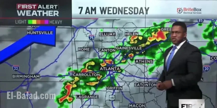 Warmer Tuesday Forecast; Expect Rain on Wednesday
