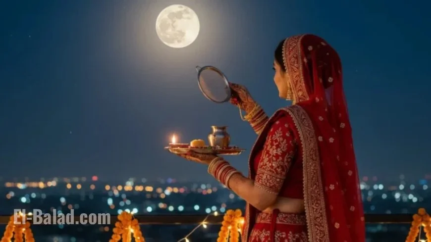 Karwa Chauth 2025: City-wise Moonrise Timings for Delhi, Noida, Mumbai, Chandigarh