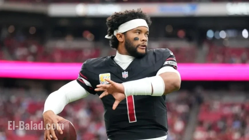 Kyler Murray’s Status Uncertain for Sunday Clash Against Colts