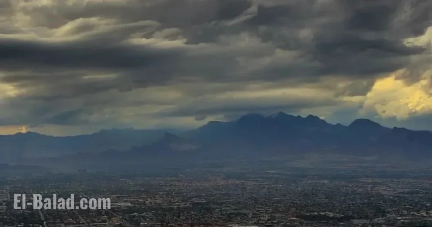 Storms Sweep into Las Vegas Valley, Marking Active Weather Day