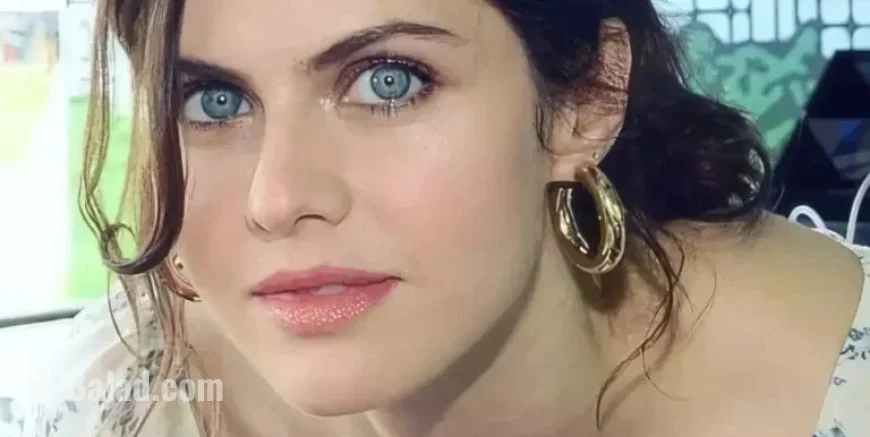 Alexandra Daddario Stuns in Plunging Bikini during Scenic Hike
