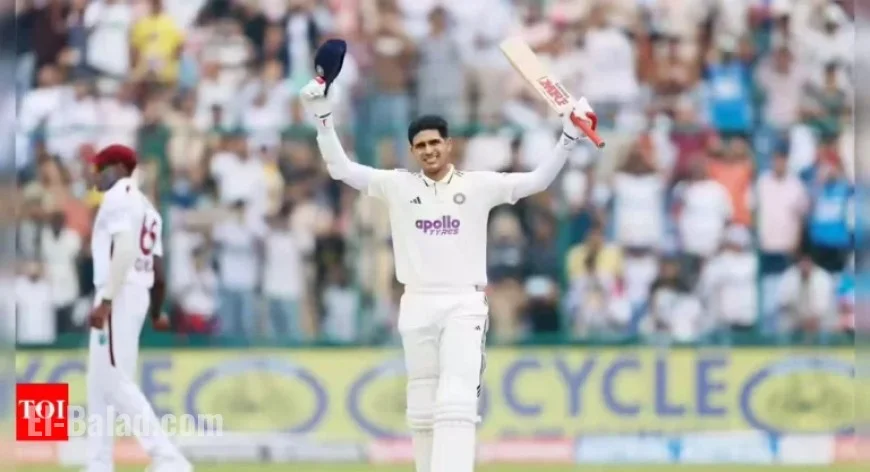 Shubman Gill Hits 10th Century as India Declares at 518/5 in 2nd Test