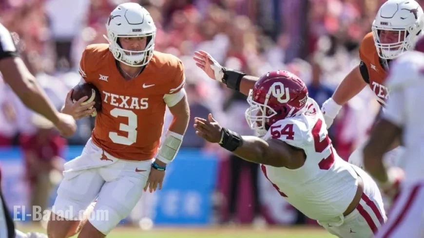 Red River on a Knife Edge: Oklahoma 6–3 Texas at Halftime in a bruising, defense-led showdown