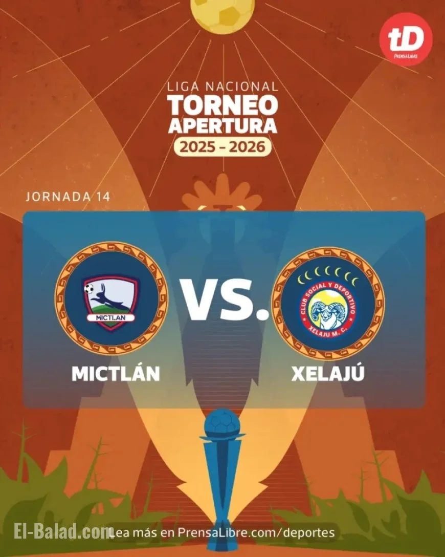 Mictlán Faces Xelajú in 2025 Apertura Tournament’s 13th Round Live