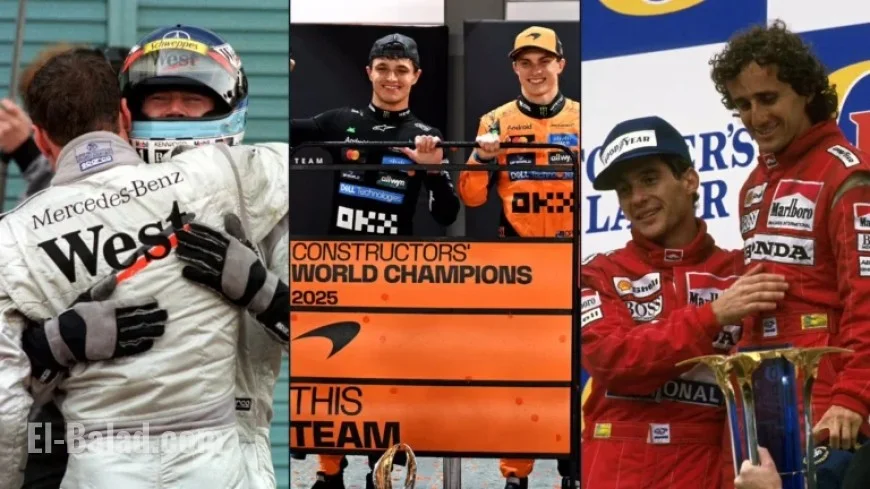Ranking McLaren’s Top 10 Teams’ Championships: From Dominance to Comebacks