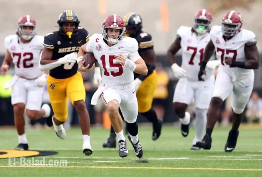 Ty Simpson Strengthens Heisman Bid as No. 8 Alabama Defeats No. 14 Missouri