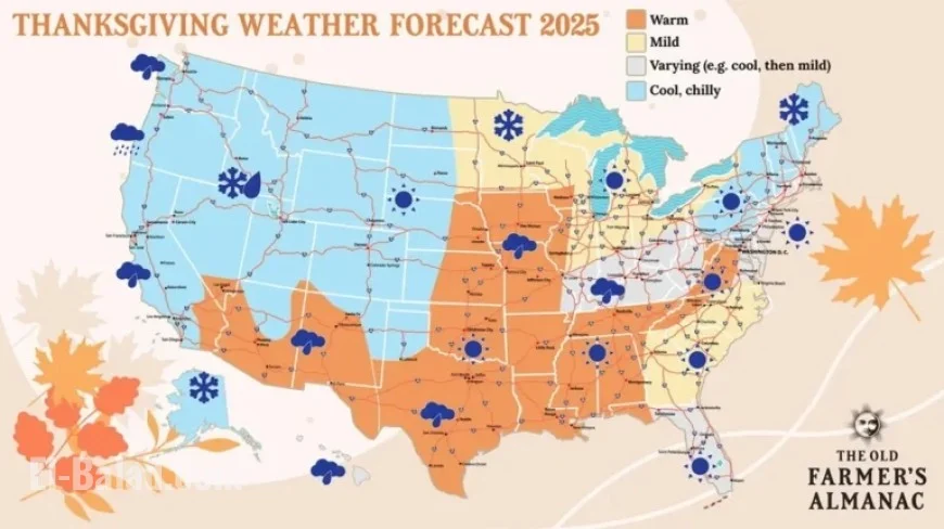 Old Farmer’s Almanac: Thanksgiving Travel Forecast for New Hampshire Revealed