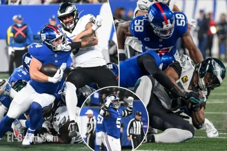 Giants Dominate Eagles, Disrupting Their Signature Plays