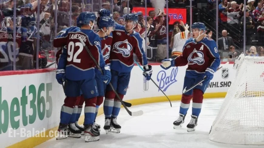 MacKinnon, Avalanche Defeat Mammoth