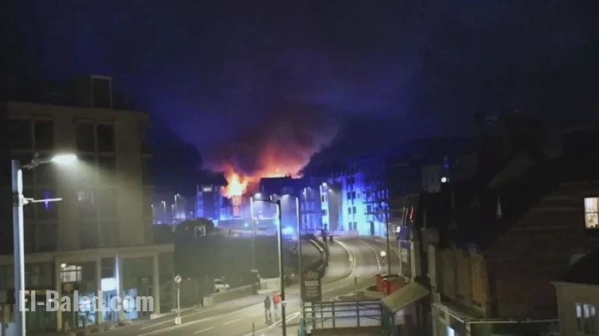 Second Fire Erupts at Abandoned Cornish Hotel This Year