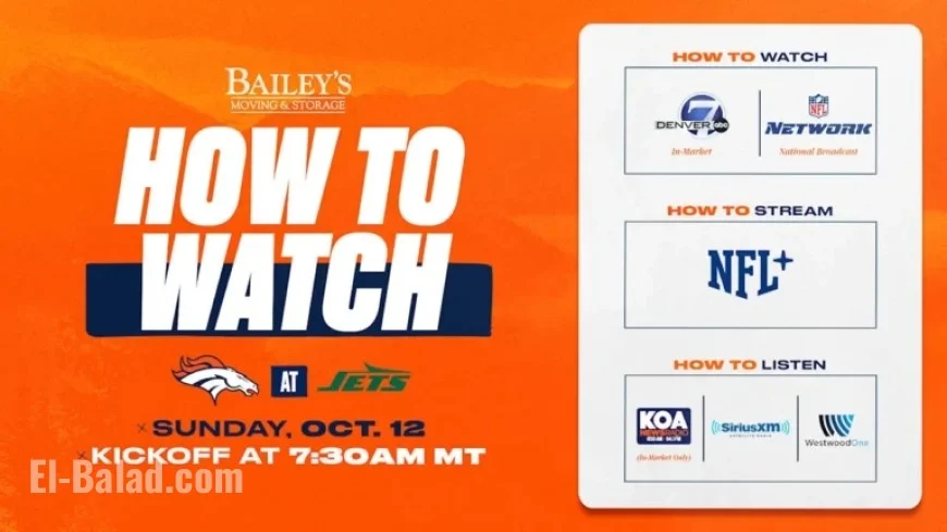 Watch and Stream Denver Broncos vs. New York Jets in Week 6 Live