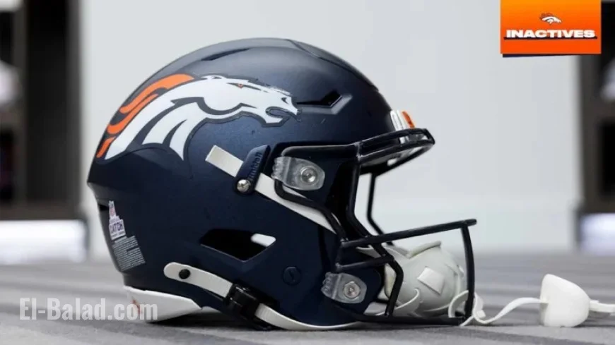 Broncos Reveal Week 6 Inactive Players Against Jets