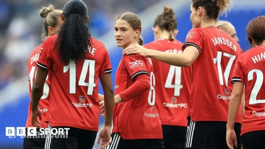 Manchester United Triumphs 4-1, Ruins Everton’s Hill Dickinson WSL Opener