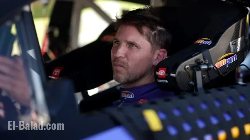 Denny Hamlin Secures Pole in Las Vegas; JGR Dominates Top Three Positions