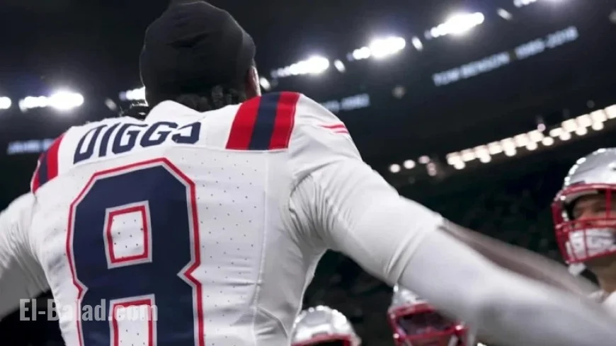 Stefon Diggs Inspires Team Huddle Before Saints Game