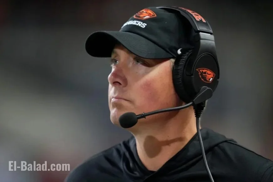 Oregon State Dismisses Coach Trent Bray Following 0-7 Season Start