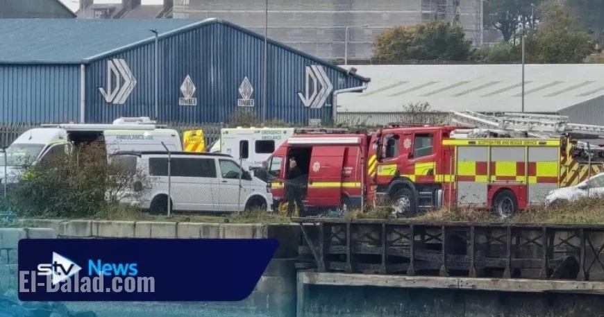Rescue Teams Respond to Incident at Scottish Docks