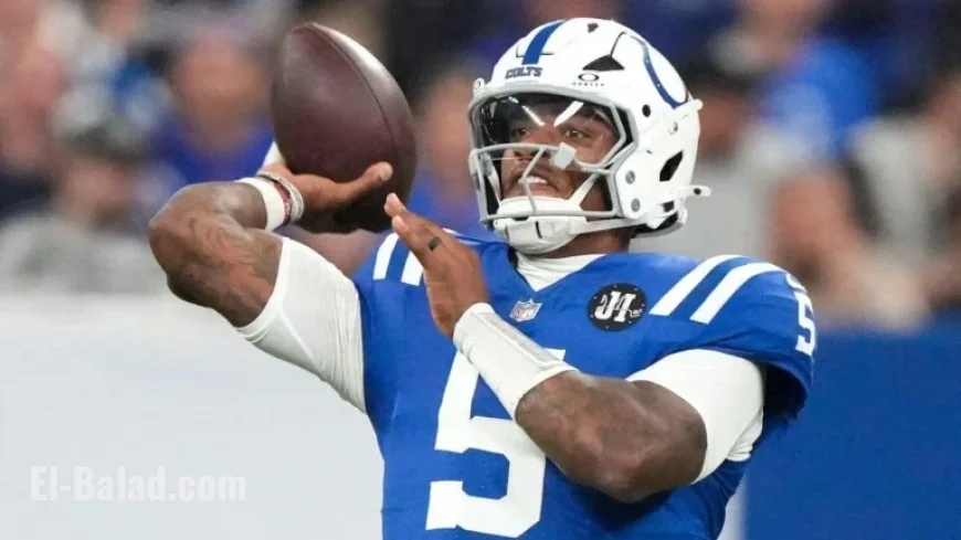 Colts’ Richardson Exits Game After Eye Injury Mishap